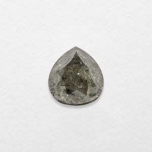 1.31ct Pear Shape Salt and Pepper Diamonds