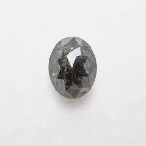 1.72ct Oval Salt and Pepper Diamond