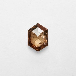 0.72ct Hexagon Salt and Pepper Diamond